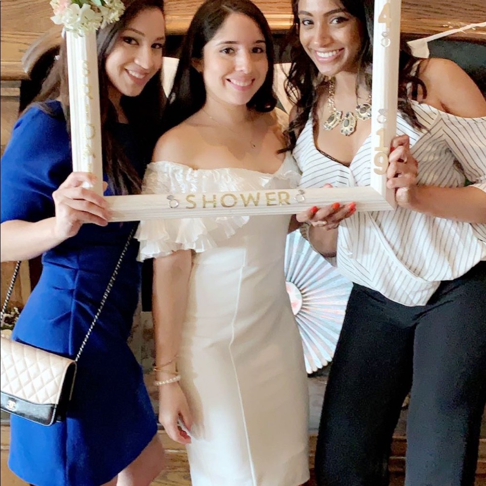 Lela Rose Dark Blue Half Sleeve Dress